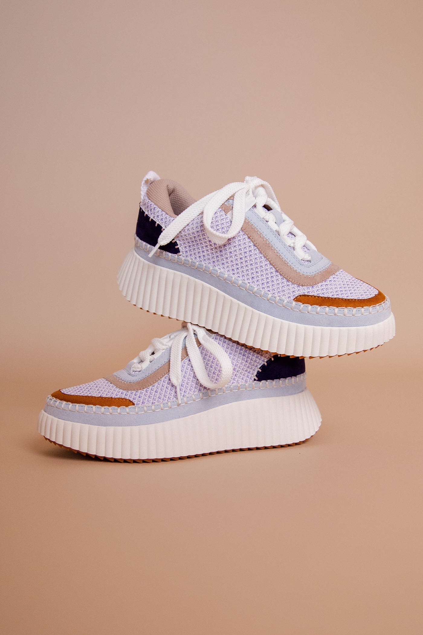 Colorful Knit Sneakers- Knit Platform Sneakers