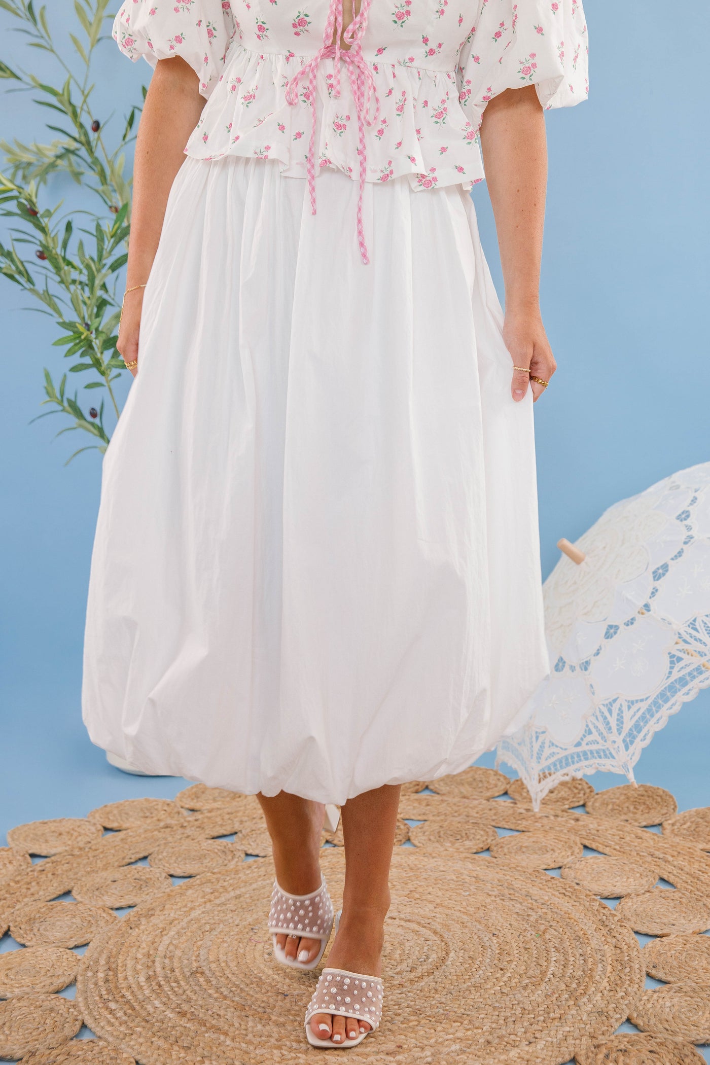 One Dream Away Midi Skirt