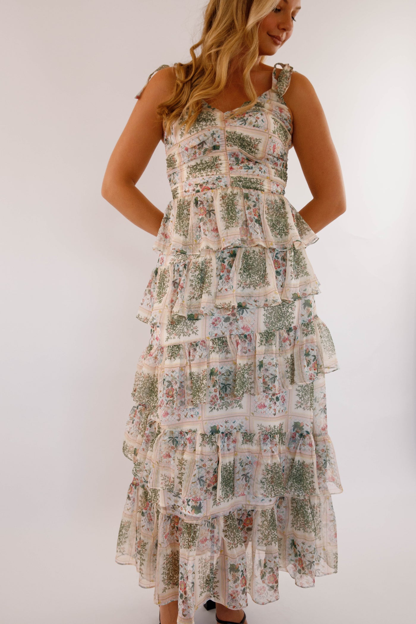 A Hint of Drama Maxi Dress