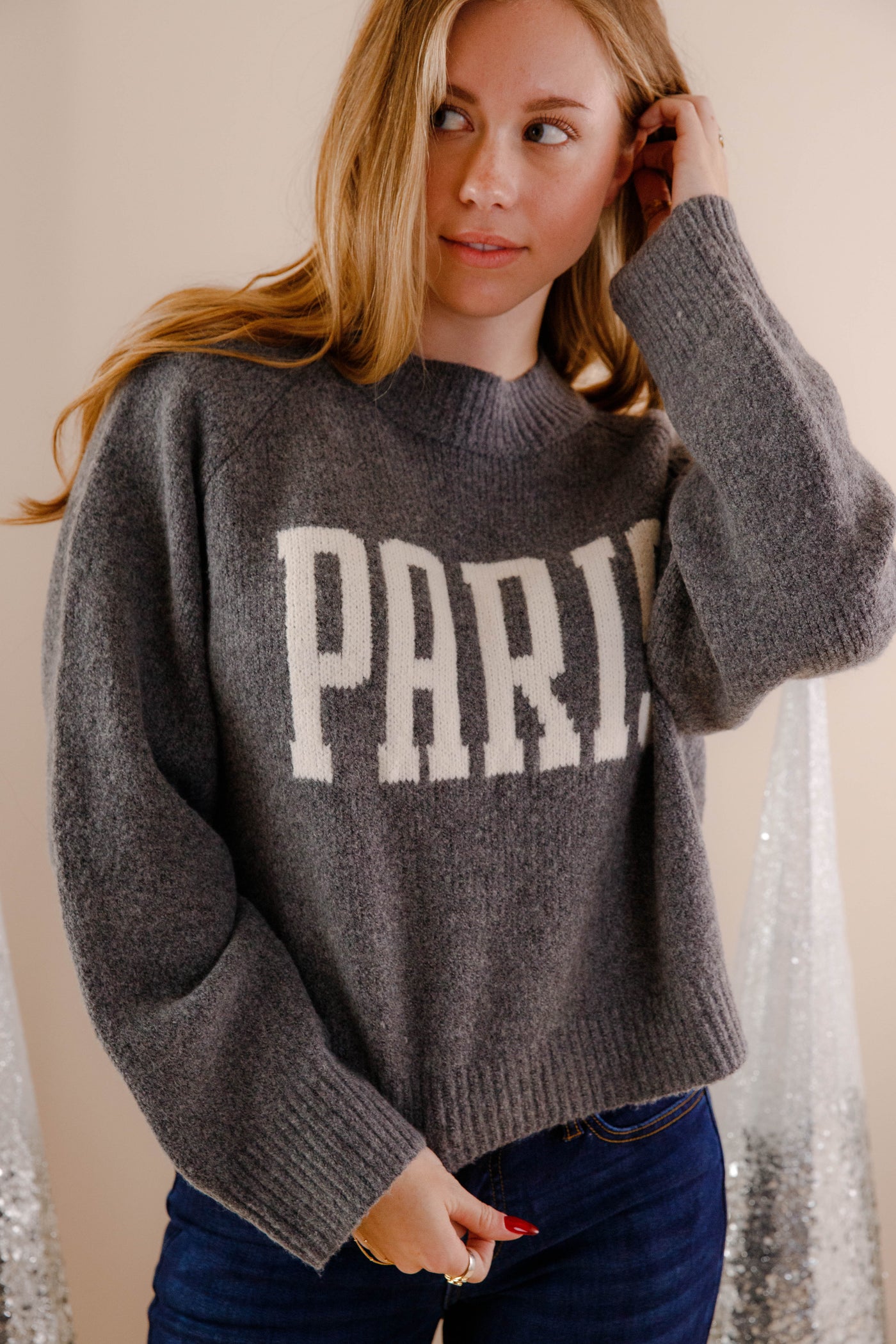 Women's Paris Sweater- Paris Knit Sweater- Miou Muse Sweaters