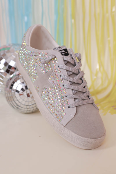 Women's Rhinestone Star Sneakers- GG Sneaker Dupes- MiMi Rhinestone Sneakers