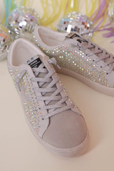 Women's Rhinestone Star Sneakers- GG Sneaker Dupes- MiMi Rhinestone Sneakers