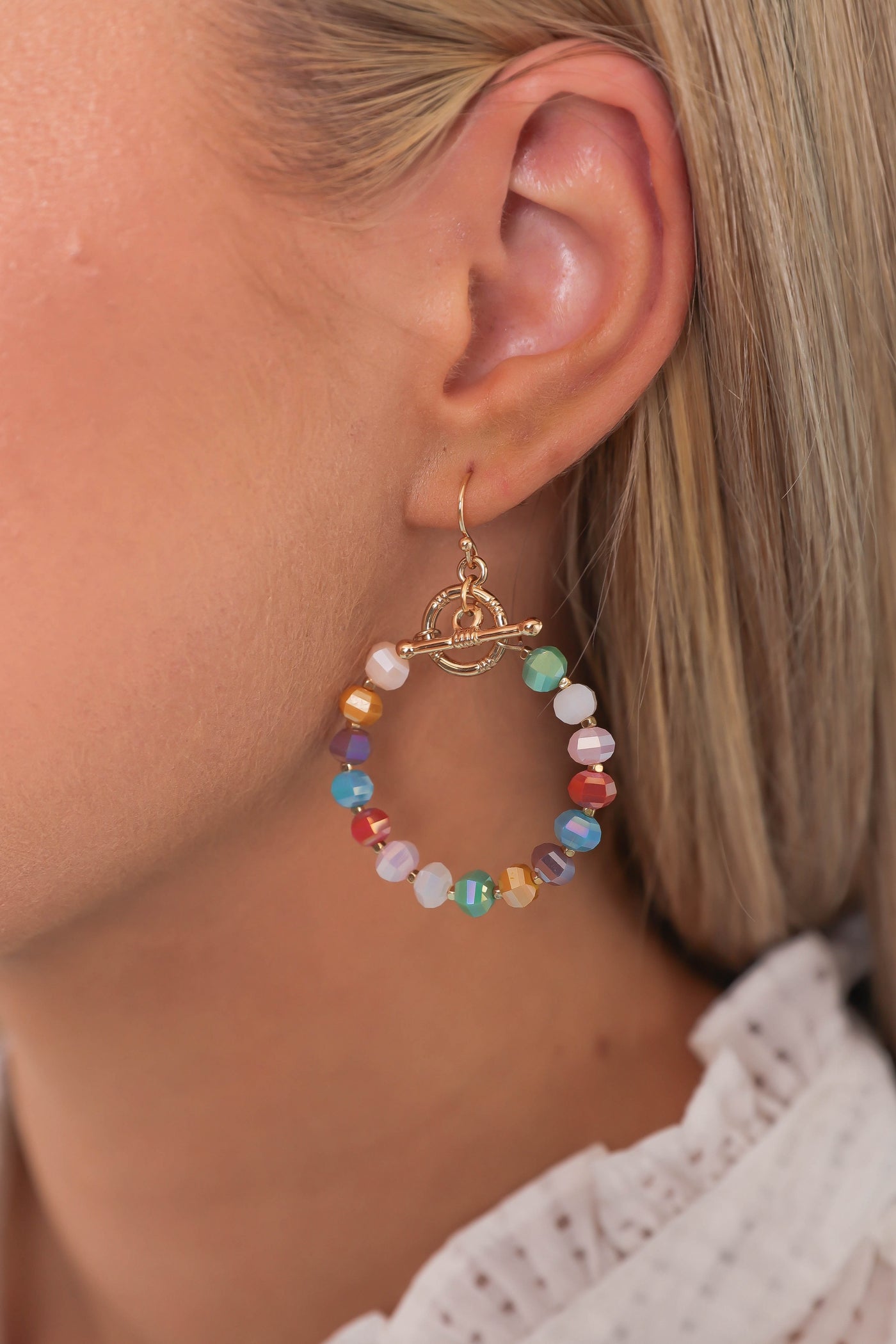 Color of Friendship Beaded Earrings