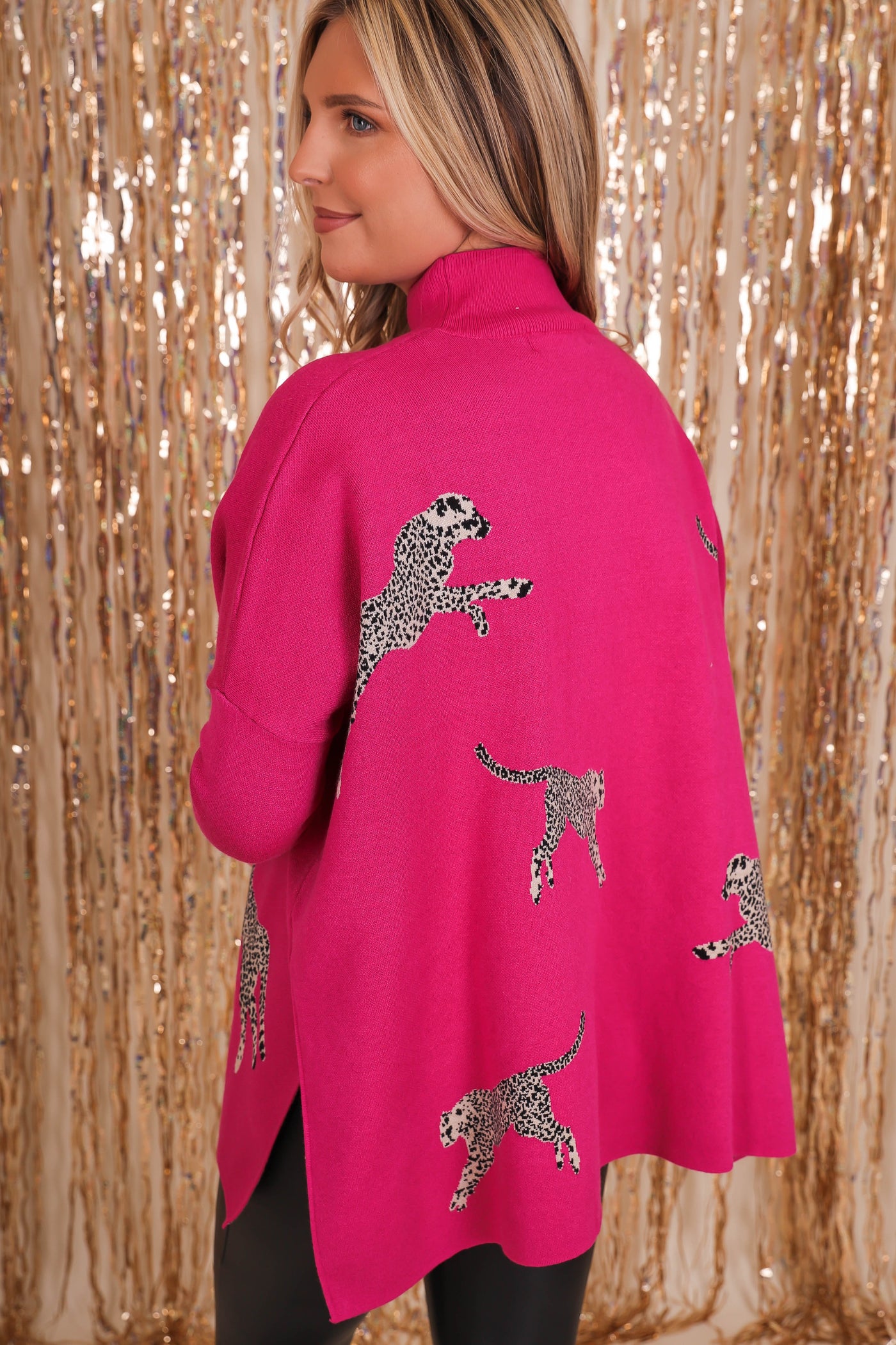 Hear Me Roar Sweater-Pink