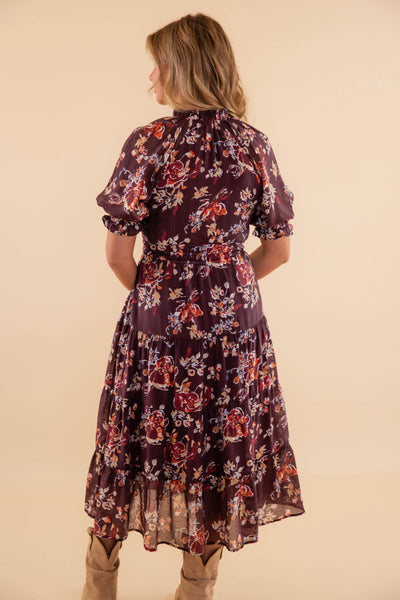 As The Leaves Change Midi Dress