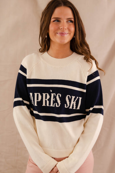 Women's Classic Knitted Sweater- Apres Ski Sweater- Jodifl Sweater