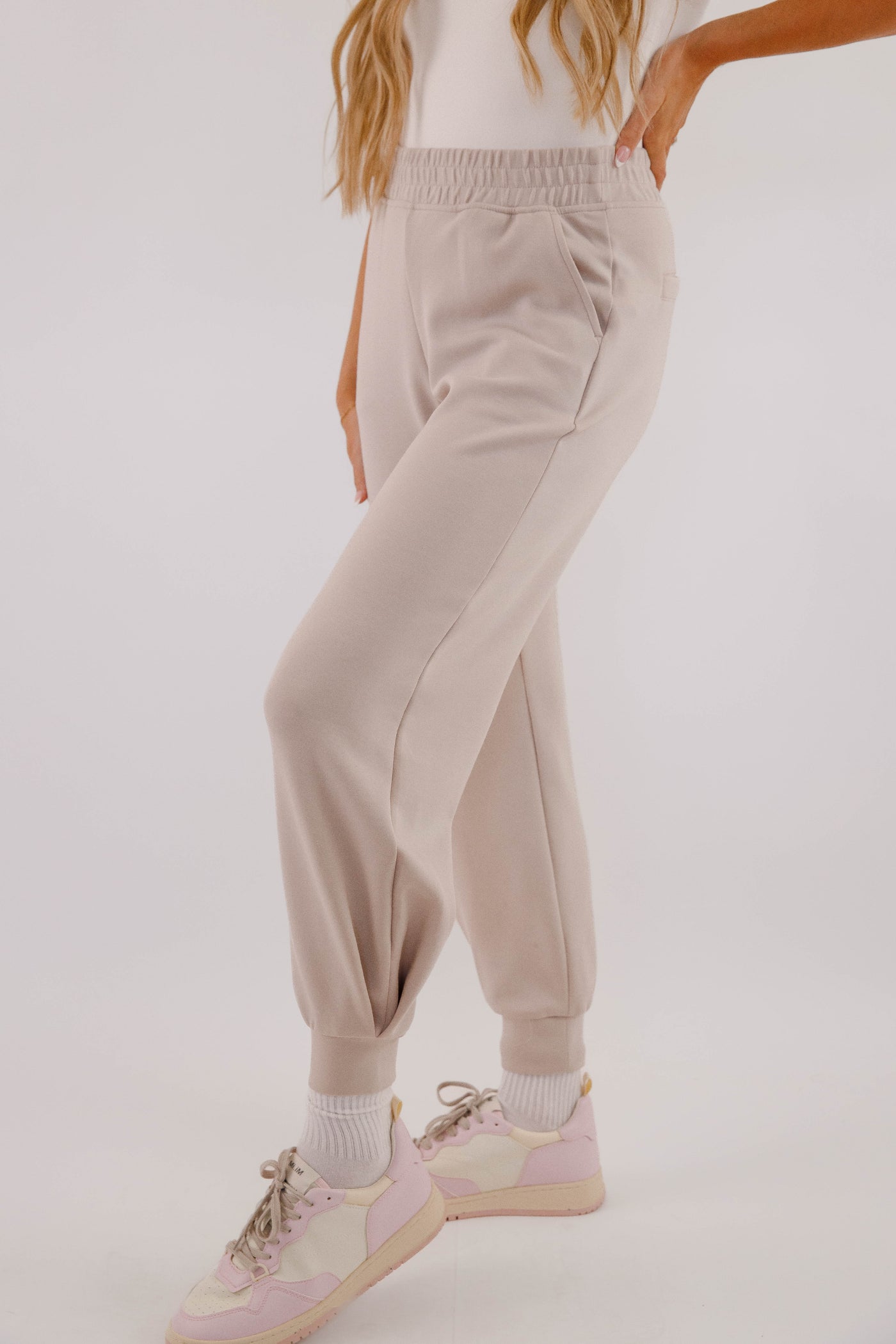 Lightweight Soft Joggers- Women's Scuba Fabric Loungewear- Rae Mode Set