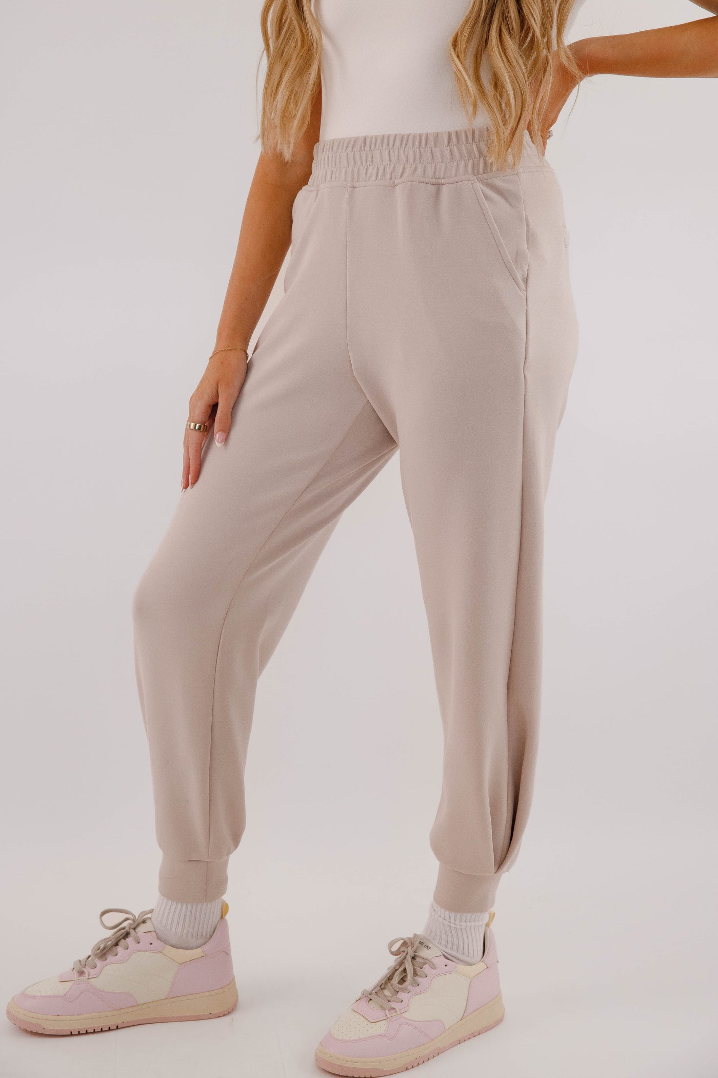 Lightweight Soft Joggers- Women's Scuba Fabric Loungewear- Rae Mode Set