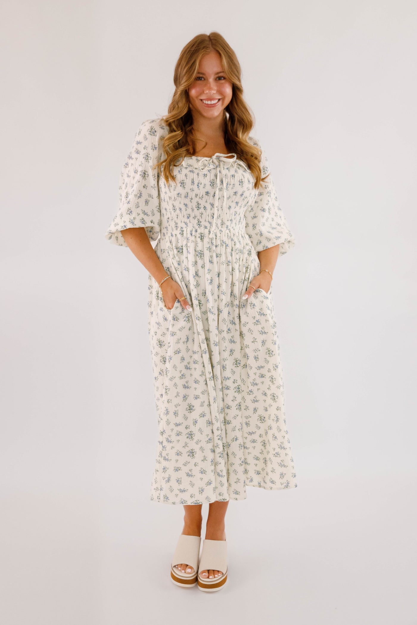 Insist On Knowing Midi Dress