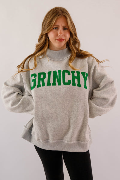 Grinchy and Merry Reversible Pullover