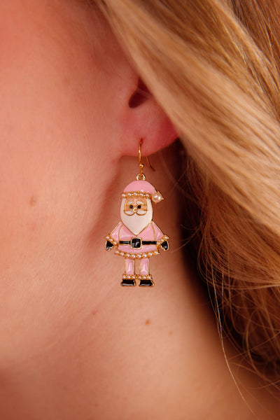 Smitten Santa Earrings