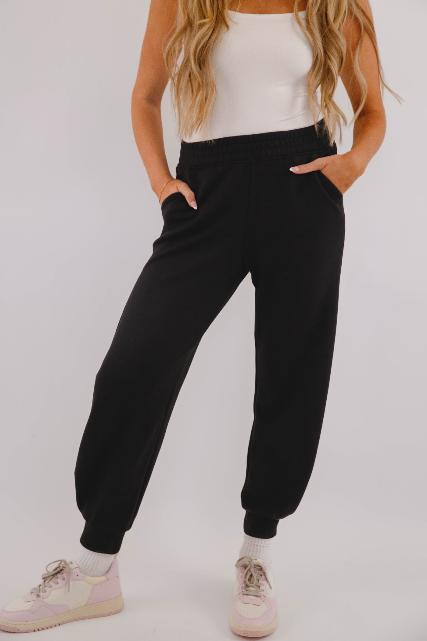 Lightweight Soft Joggers- Women's Scuba Fabric Loungewear- Rae Mode Set