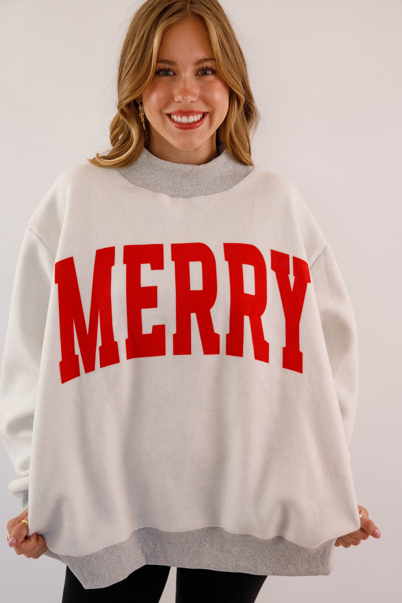 Grinchy and Merry Reversible Pullover