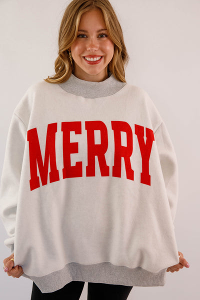 Grinchy and Merry Reversible Pullover