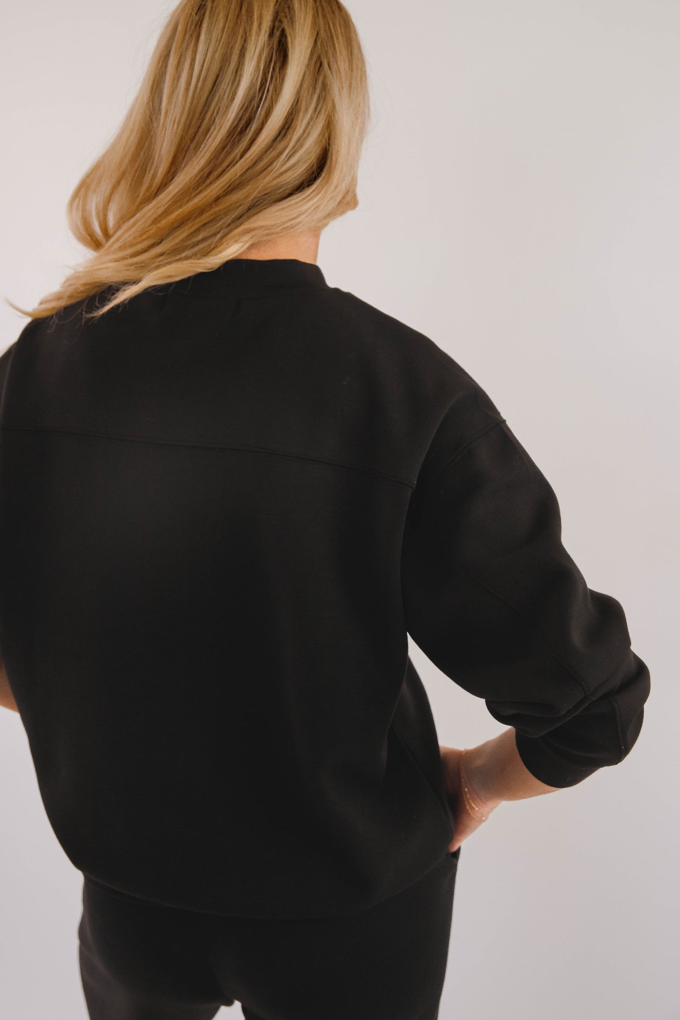 Lightweight Soft Pullover- Women's Scuba Fabric Loungewear- Rae Mode Set