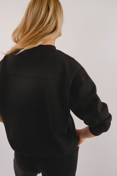 Lightweight Soft Pullover- Women's Scuba Fabric Loungewear- Rae Mode Set