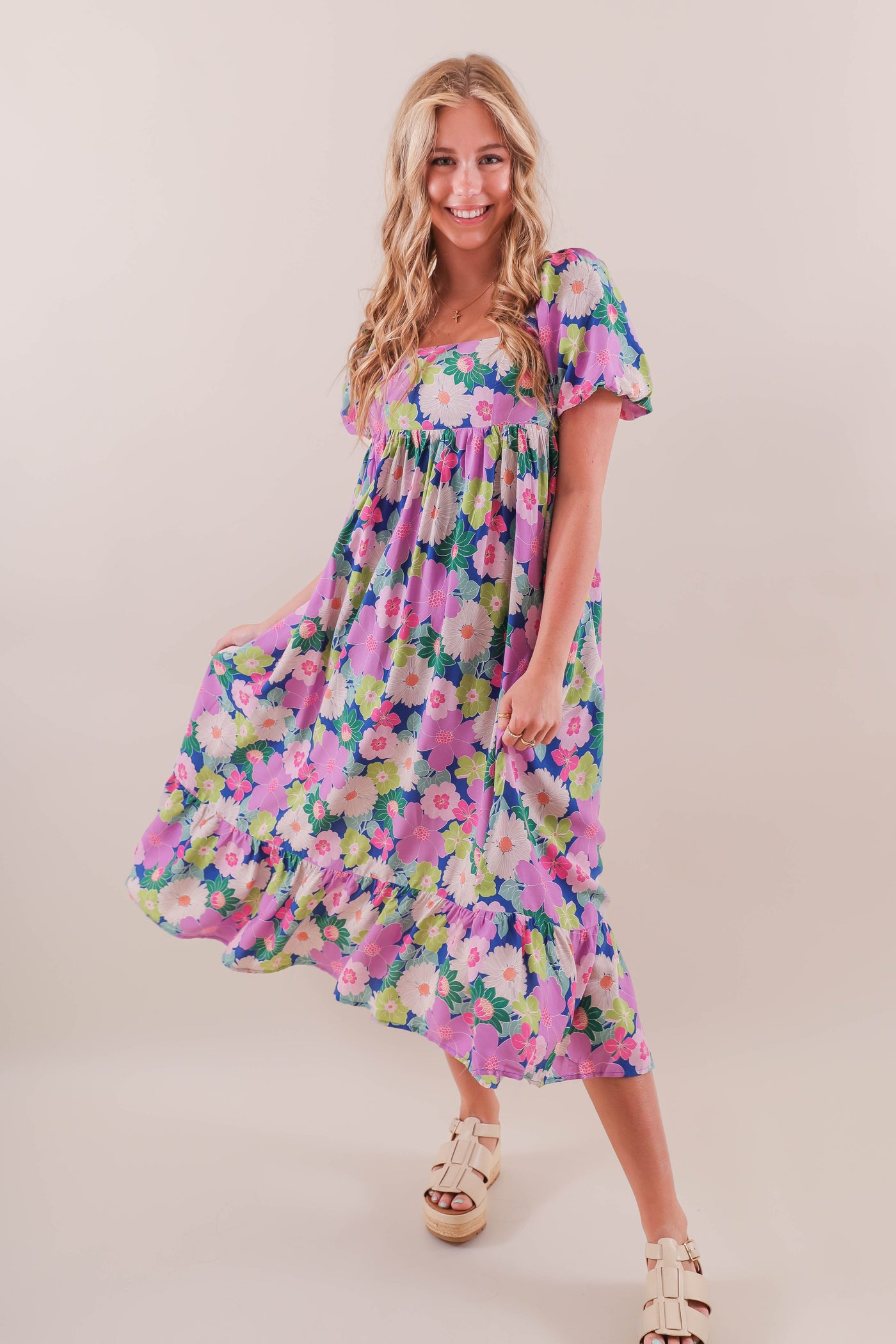 Lots to Ponder Midi Dress