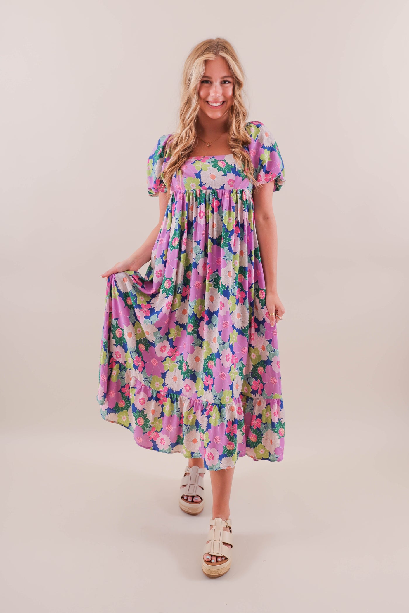 Lots to Ponder Midi Dress