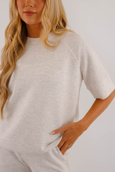 Lightweight Soft Pullover- Women's Scuba Fabric Loungewear- Rae Mode Set