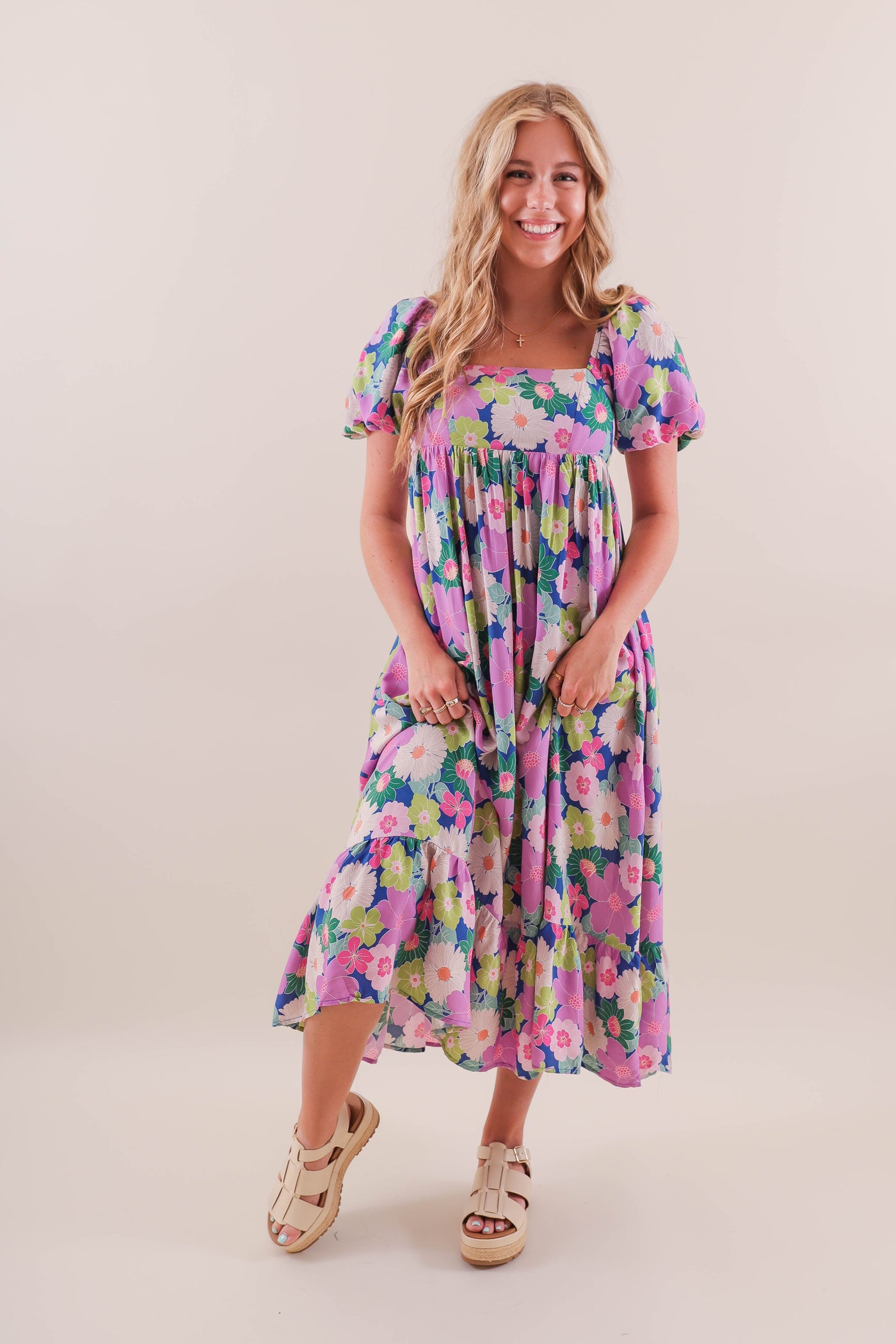 Lots to Ponder Midi Dress