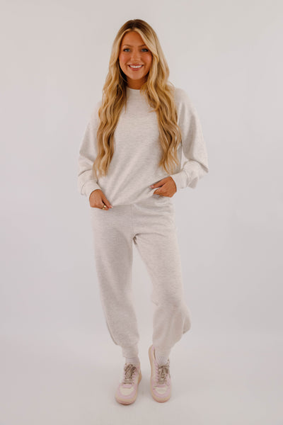 Lightweight Soft Pullover- Women's Scuba Fabric Loungewear- Rae Mode Set