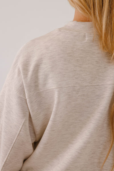 Lightweight Soft Pullover- Women's Scuba Fabric Loungewear- Rae Mode Set