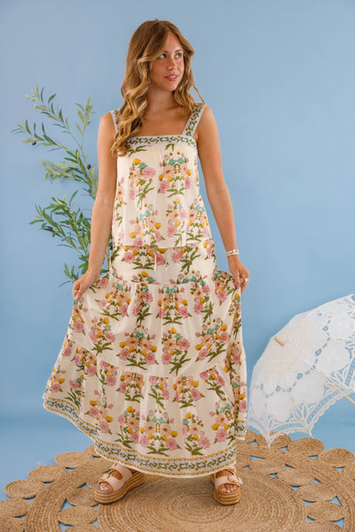 Bila77 Maxi Skirt- Women's Printed Cotton Skirt- Women's Cotton Two Piece Set