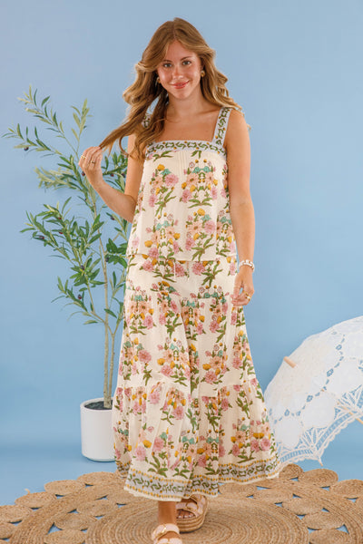 Bila77 Blouse- Women's Printed Cotton Top- Women's Cotton Two Piece Set