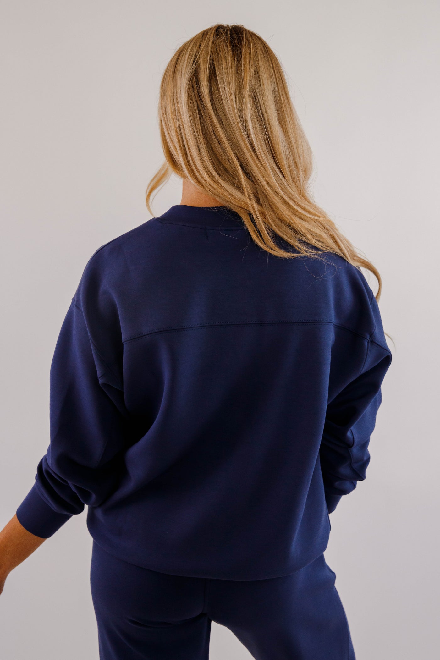 Lightweight Soft Pullover- Women's Scuba Fabric Loungewear- Rae Mode Set