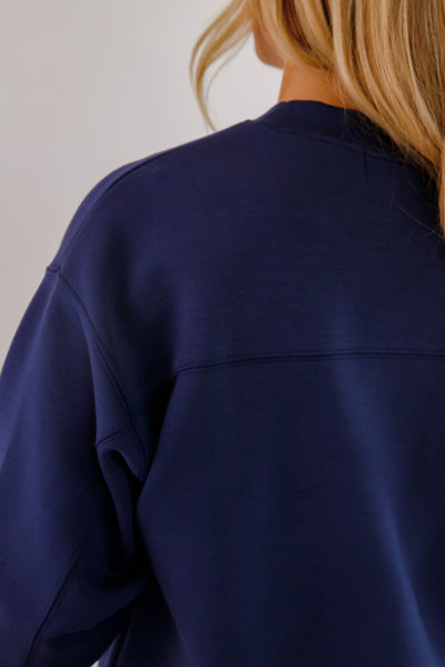 Lightweight Soft Pullover- Women's Scuba Fabric Loungewear- Rae Mode Set