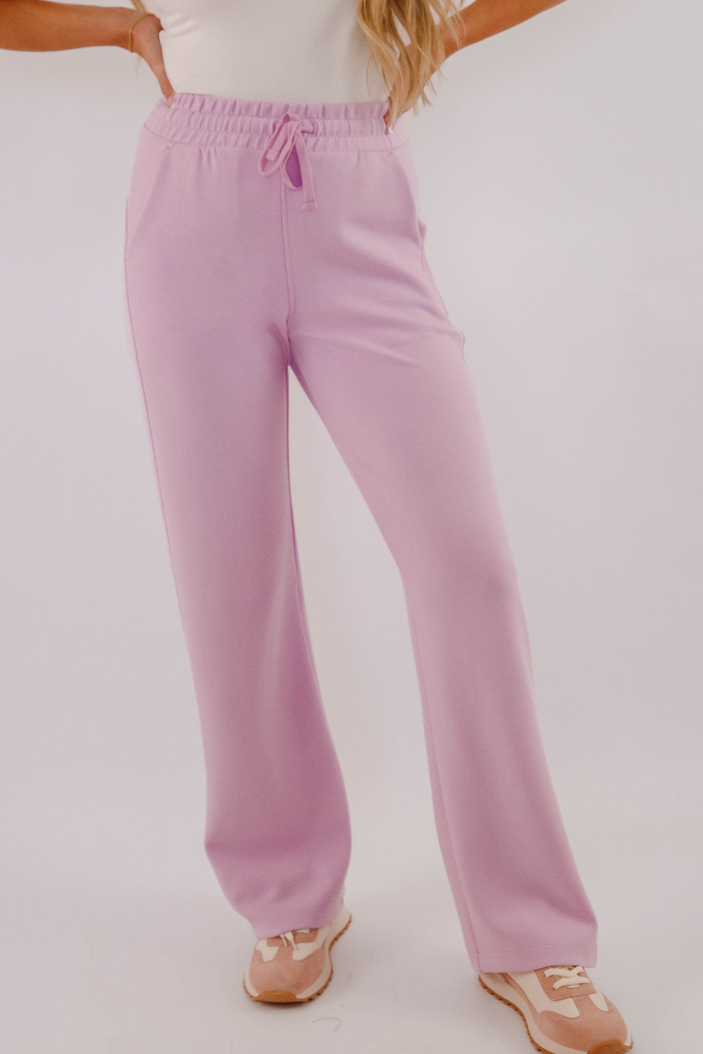 Lightweight Soft Lounge Pant- Women's Scuba Fabric Loungewear- Rae Mode Set