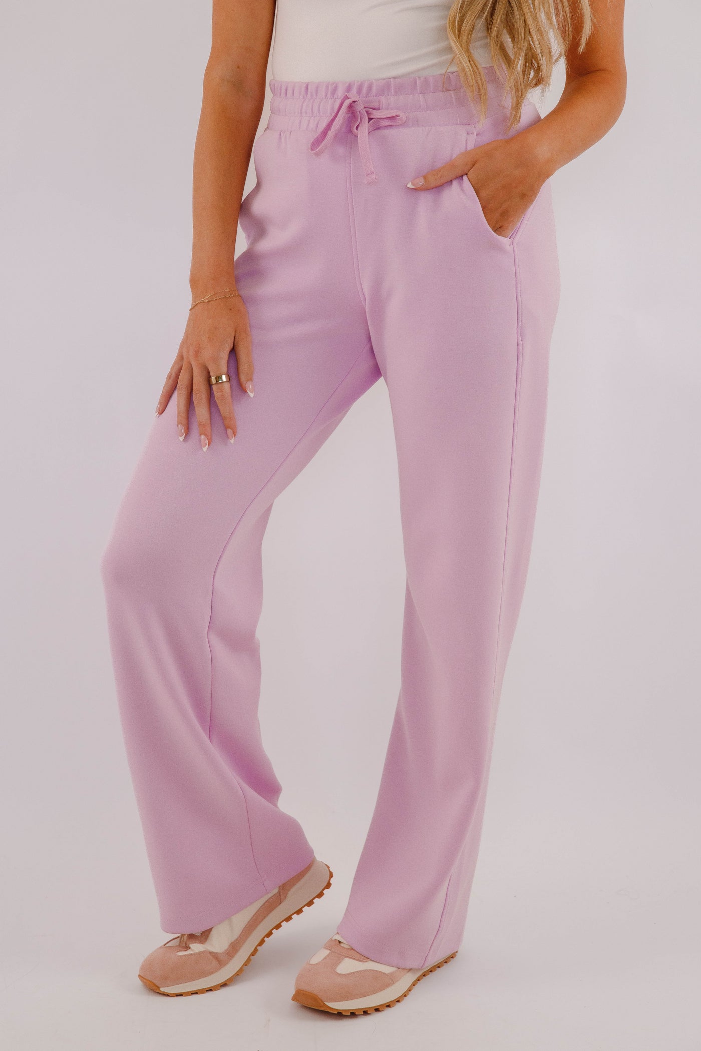 Lightweight Soft Lounge Pant- Women's Scuba Fabric Loungewear- Rae Mode Set