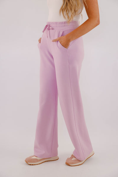 Lightweight Soft Lounge Pant- Women's Scuba Fabric Loungewear- Rae Mode Set