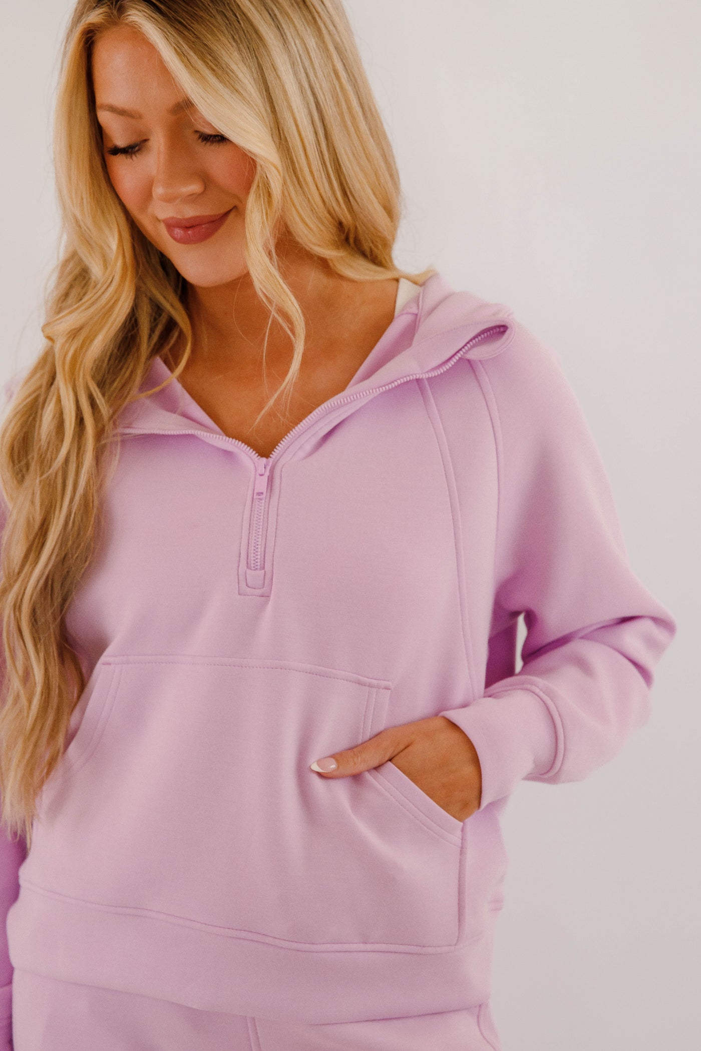 Lightweight Soft Pullover- Women's Scuba Fabric Loungewear- Rae Mode Set