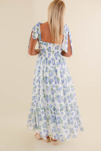 Women's Elegant Floral Dress- Women's Photoshoot Dresses- Mable Maxi Dress