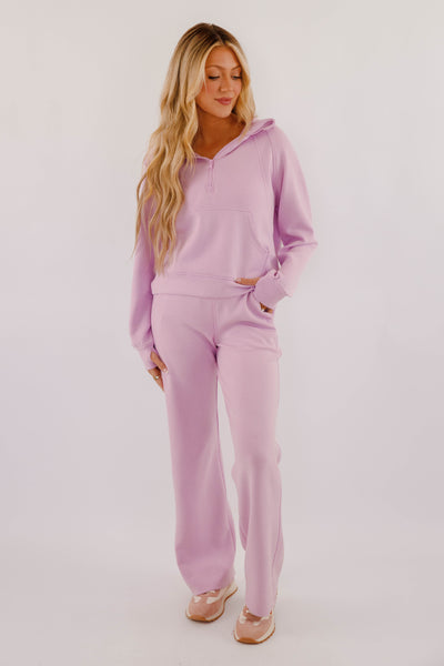 Lightweight Soft Lounge Pant- Women's Scuba Fabric Loungewear- Rae Mode Set