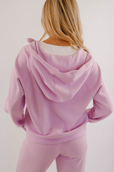 Lightweight Soft Pullover- Women's Scuba Fabric Loungewear- Rae Mode Set