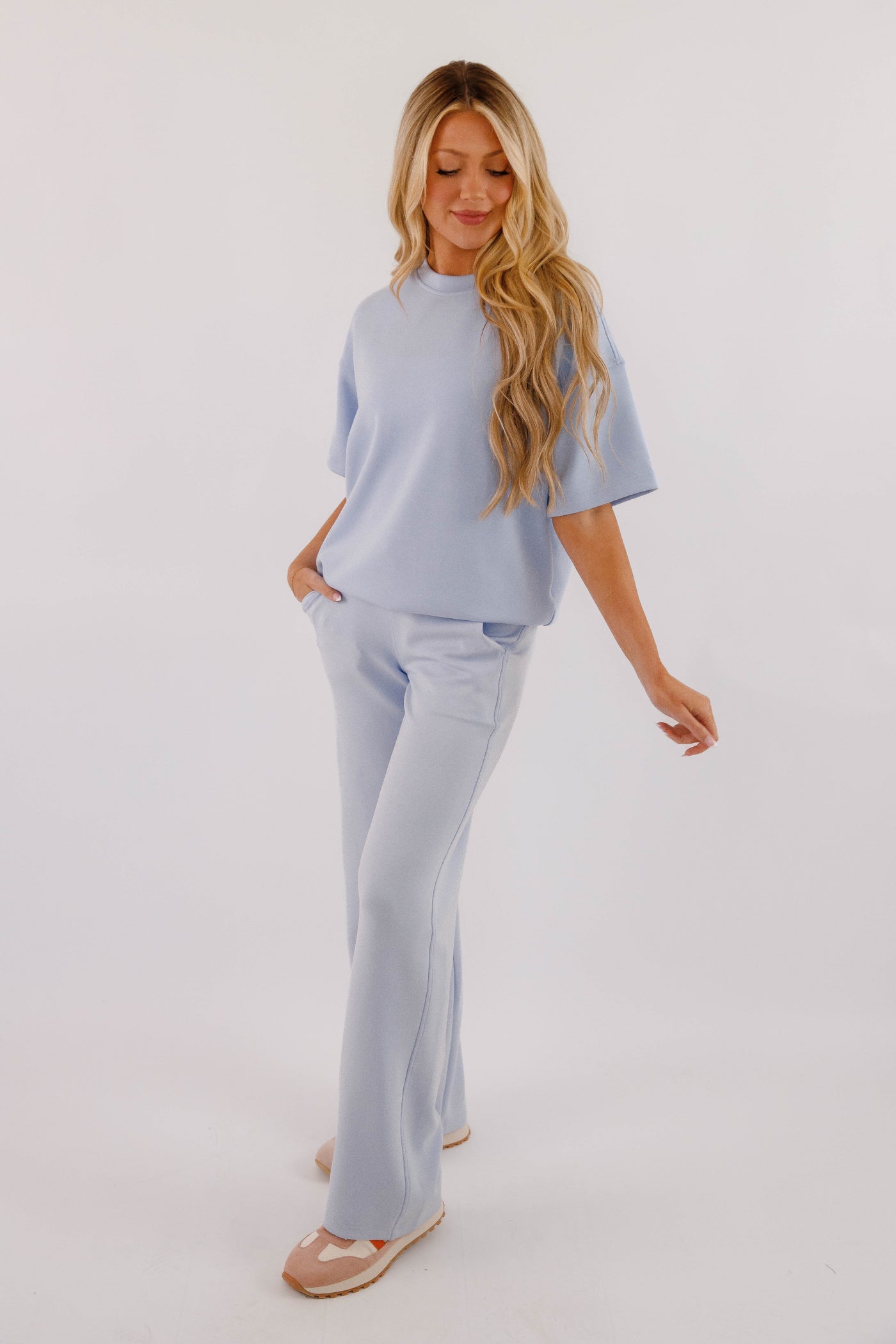 Lightweight Soft Lounge Pant- Women's Scuba Fabric Loungewear- Rae Mode Set