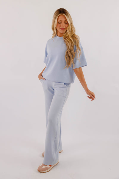 Lightweight Soft Lounge Pant- Women's Scuba Fabric Loungewear- Rae Mode Set