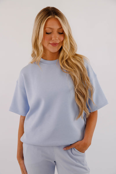 Lightweight Soft Pullover- Women's Scuba Fabric Loungewear- Rae Mode Set