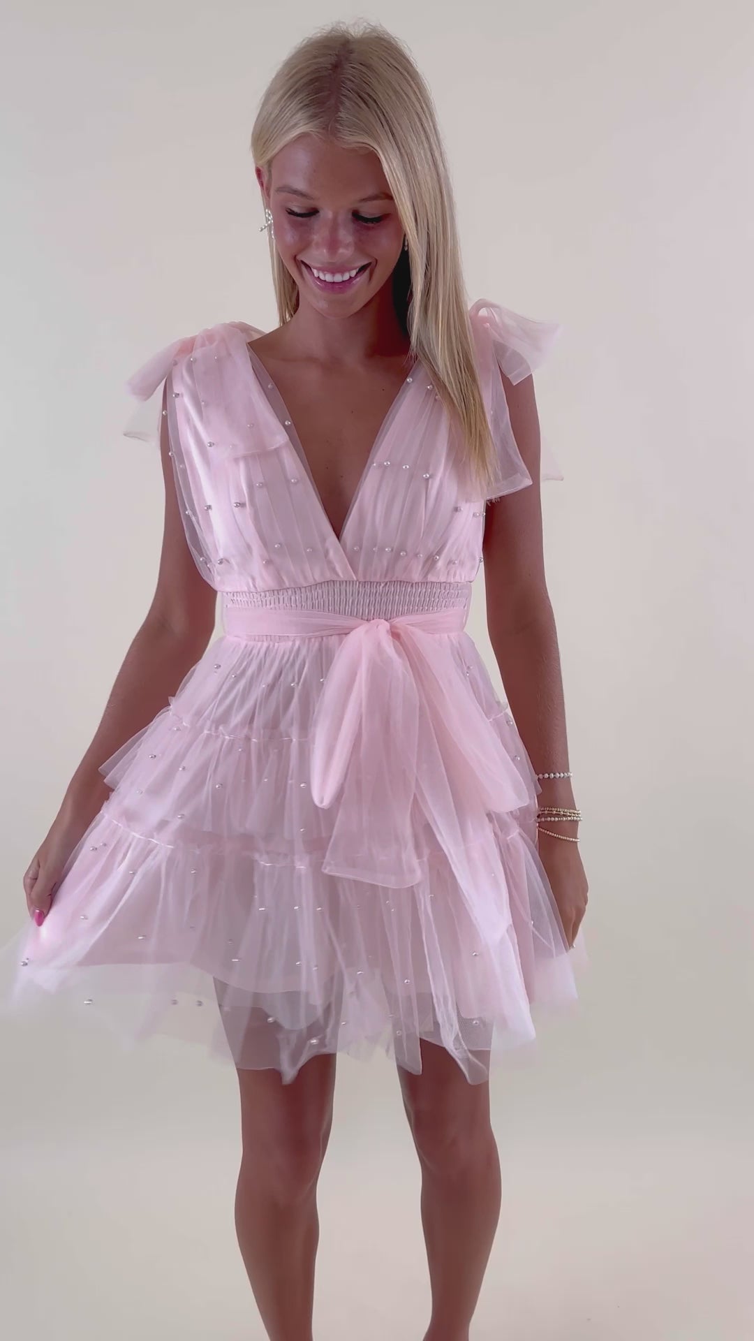 RESTOCK: Until Then Pearl Tulle Dress