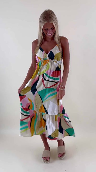 Malibu Beaches Midi Dress