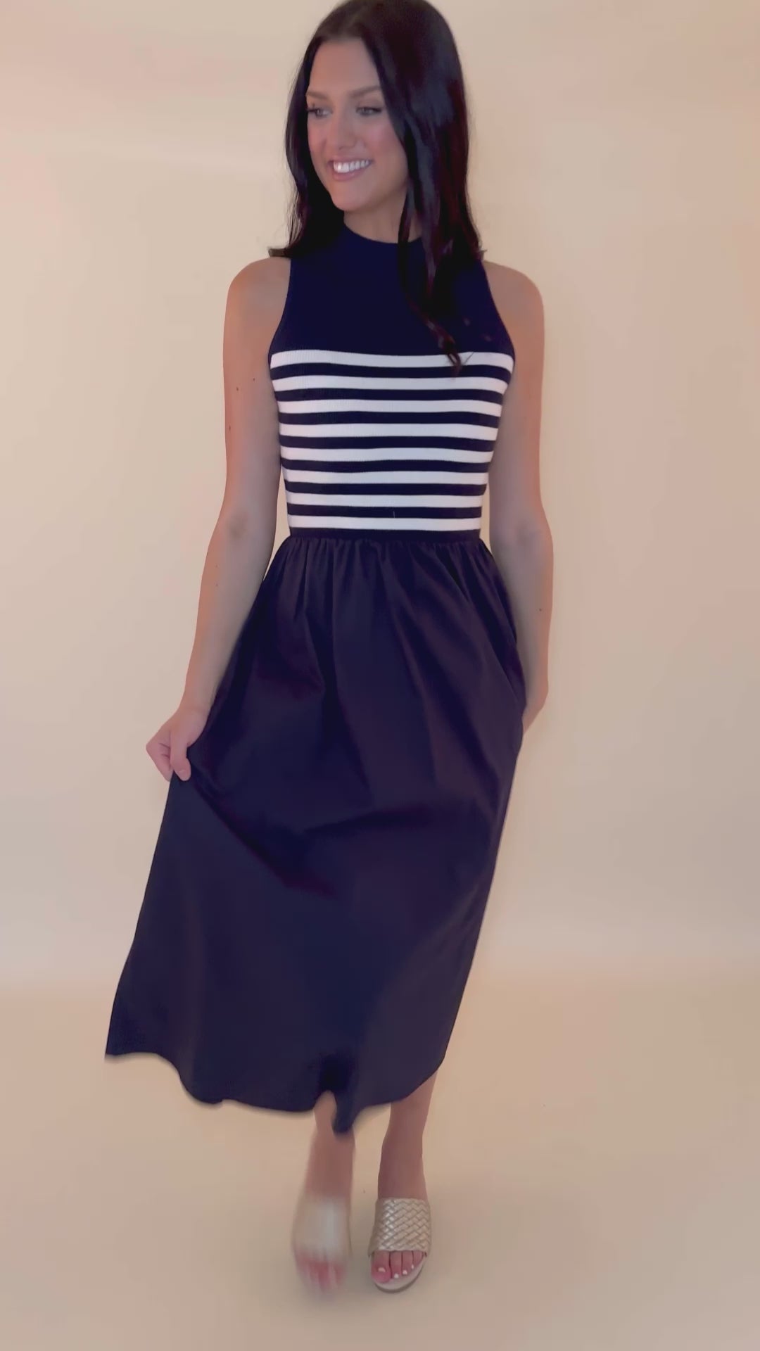 She's A Classic Maxi Dress-Navy