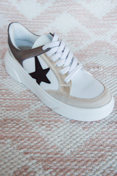 Trendy Star Sneakers- Women's Platform Star Sneakers- $45